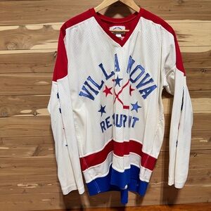 VTG 70’s/80’s Villanova Bar League USA Movie Prop Sewn Hockey Jersey 50 L/XL